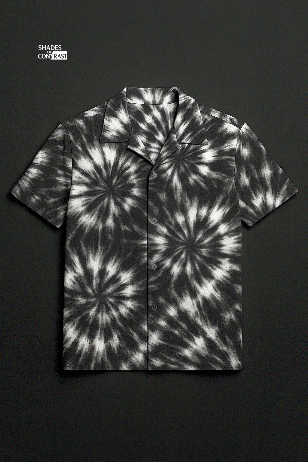 Tie-Dye Elegance Aloha Shirt