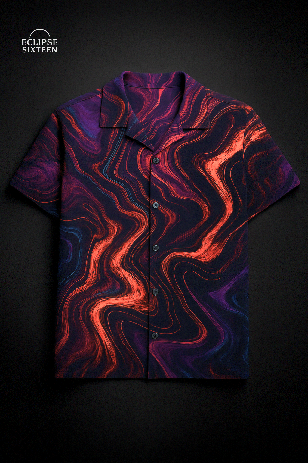 Solar Blaze Aloha Shirt