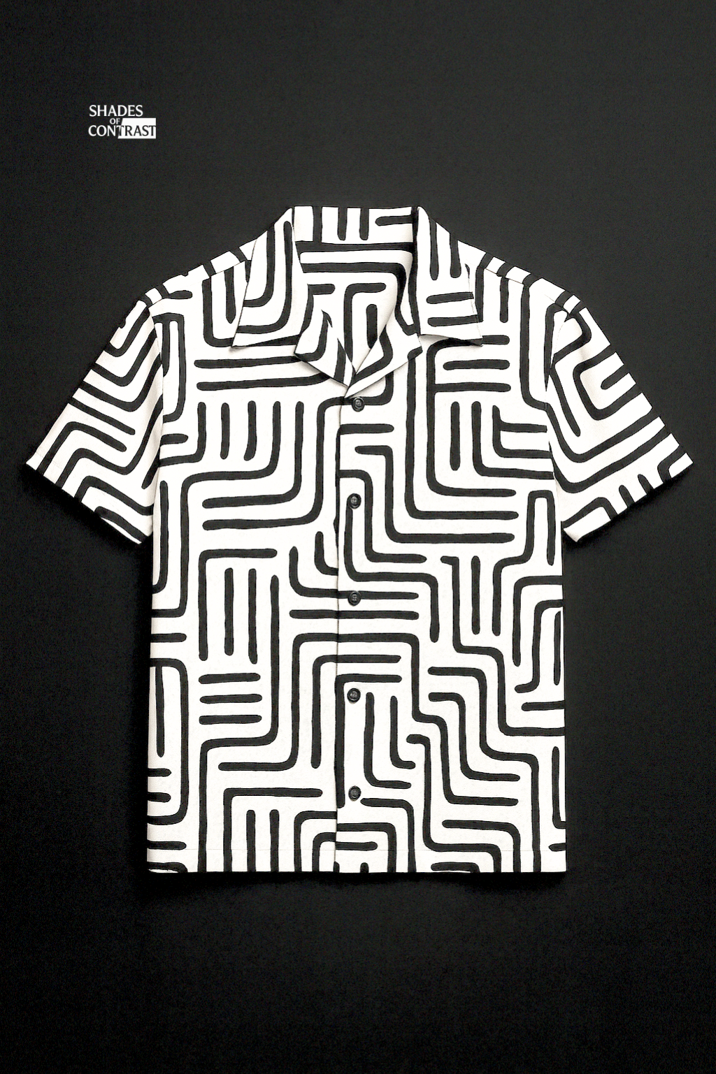 Abstract Pattern Aloha Shirt