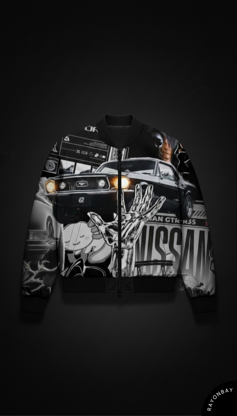 Racer Unisex Bomber Jacket