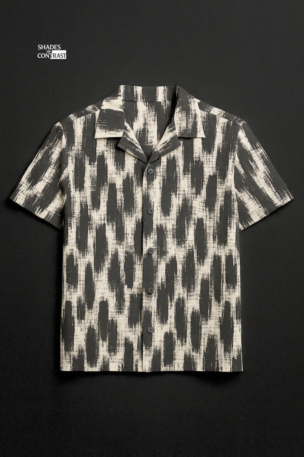 Monochrome Mirage Aloha Shirt