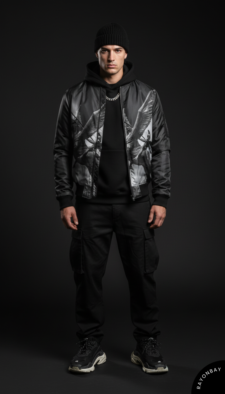 The Pegasus Unisex Bomber Jacket