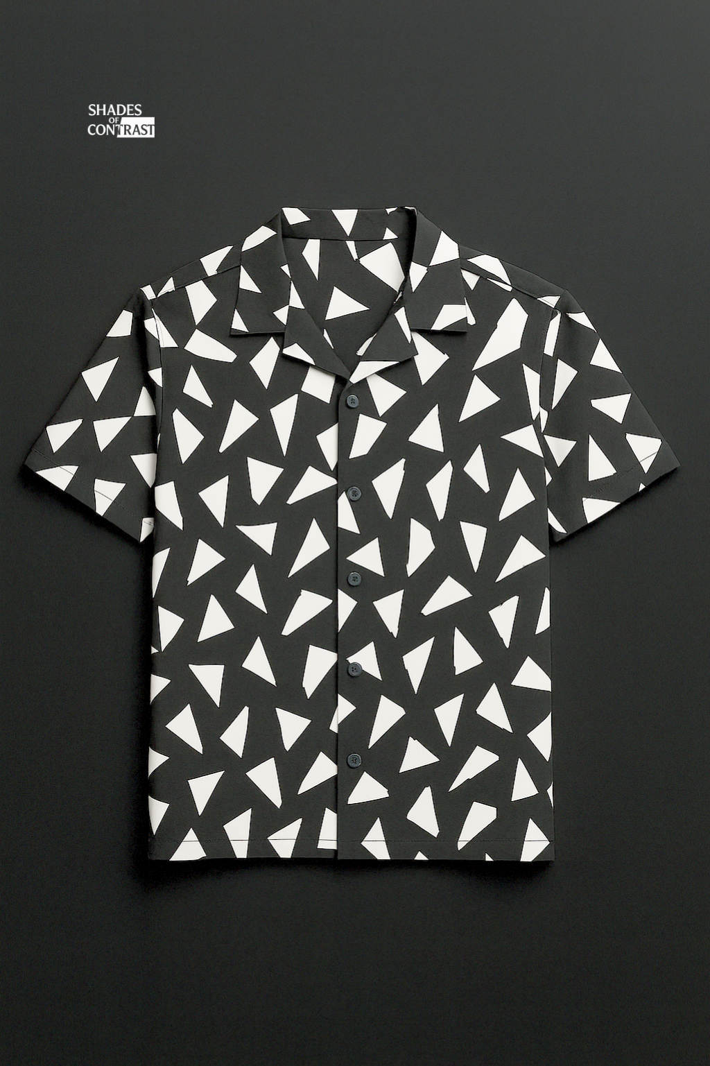 Geometric Pattern Aloha Shirt