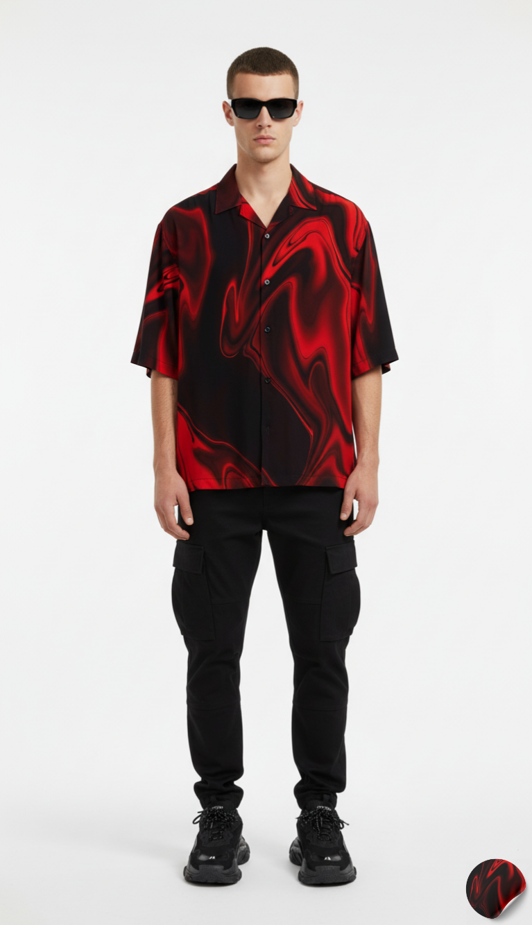 Red Lava Shirt