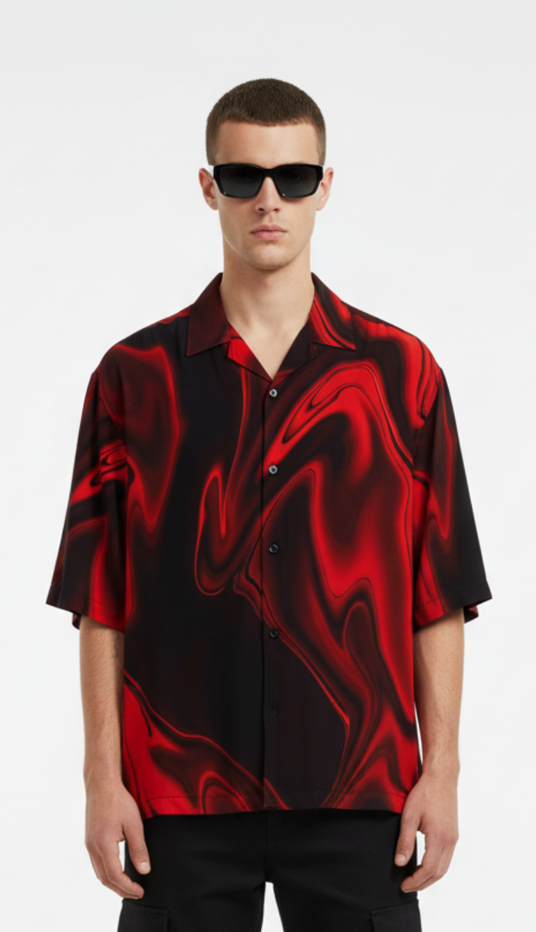 Red Lava Shirt