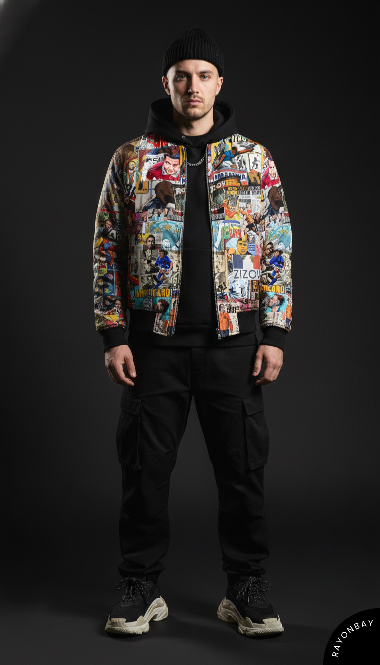 The Football Maniac Unisex Bomber Jacket