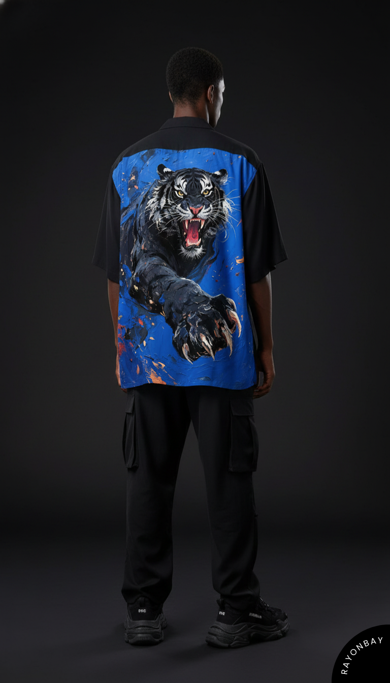 The Apex Blue Aloha Shirt