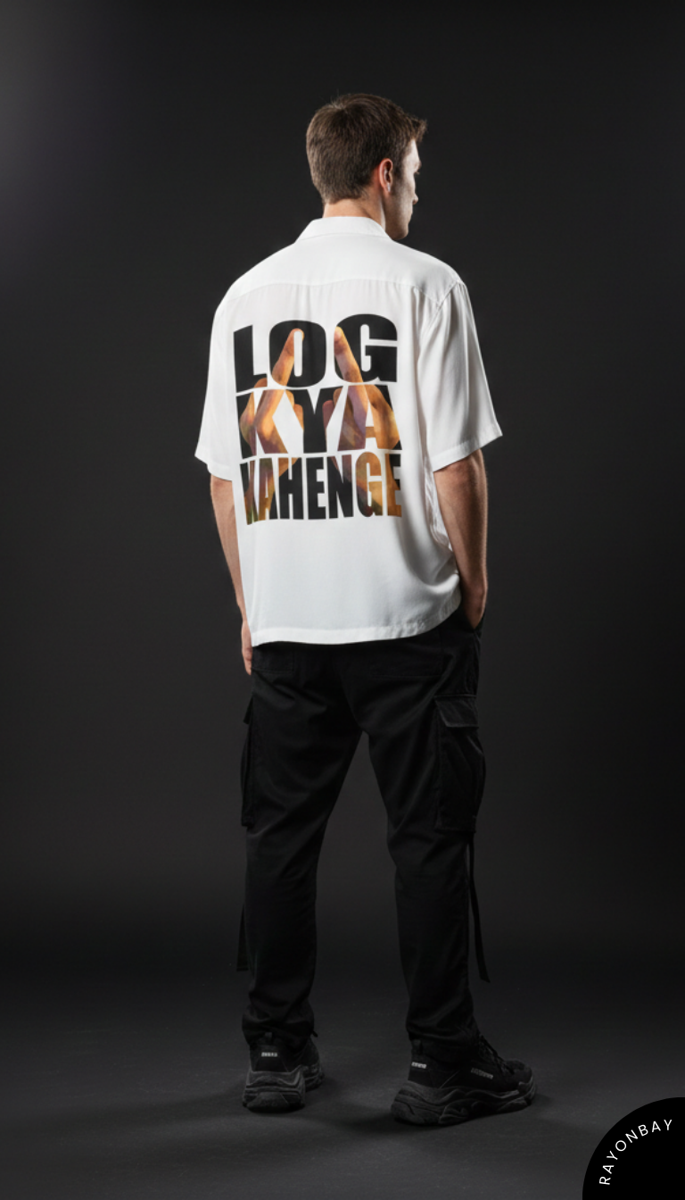 Log Kya Kahenge (The Mantra) Aloha Shirt