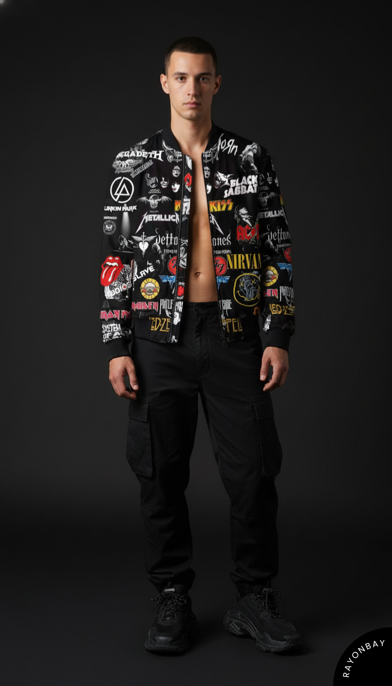 The 90's Rock Legends Unisex Bomber Jacket