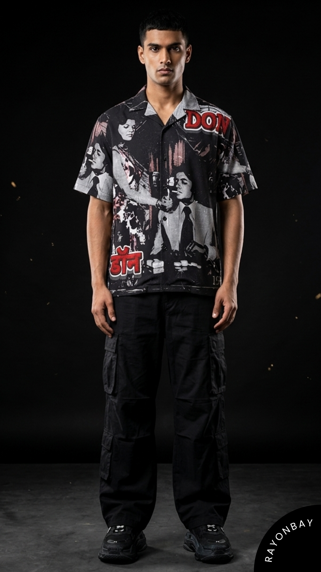 The Big B Print Aloha Shirt
