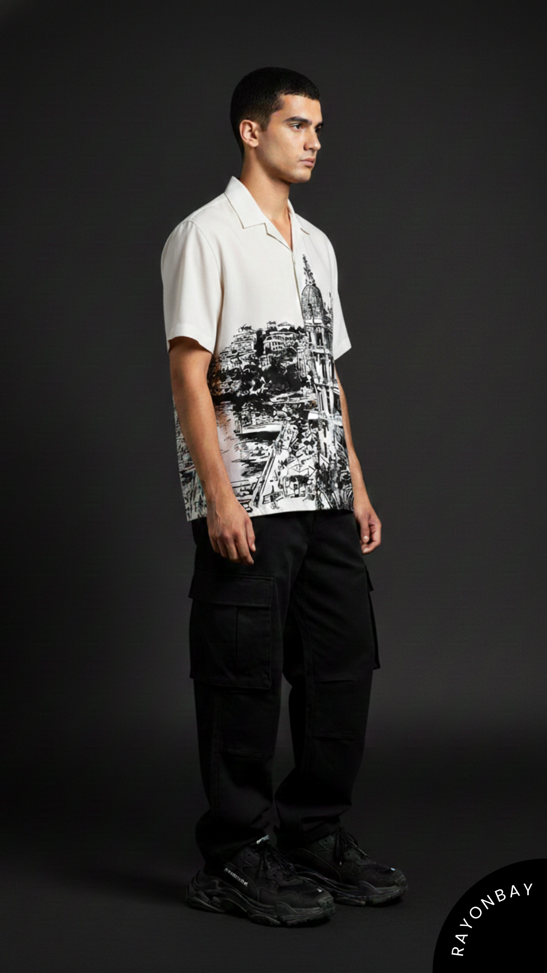 The Ink Stroke Aloha Shirt