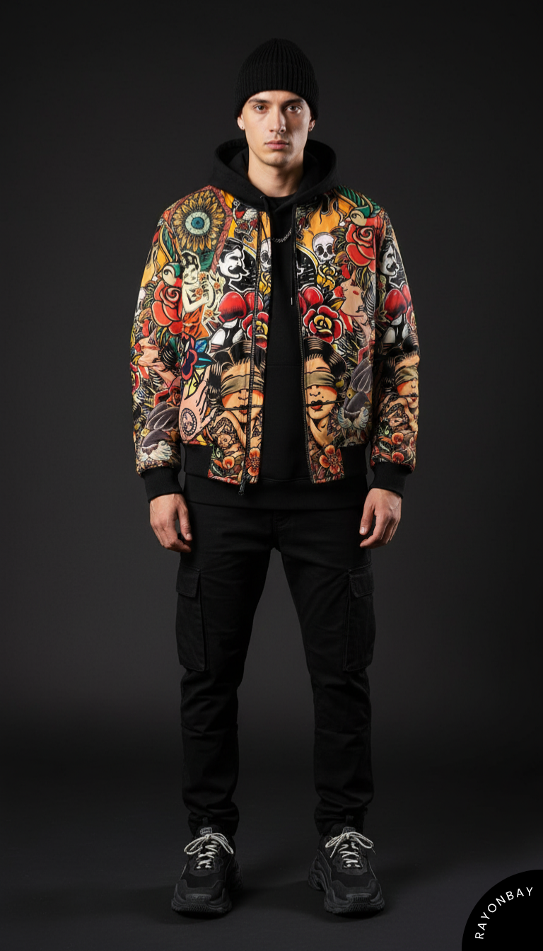 Japanese Mafia Unisex Bomber Jacket