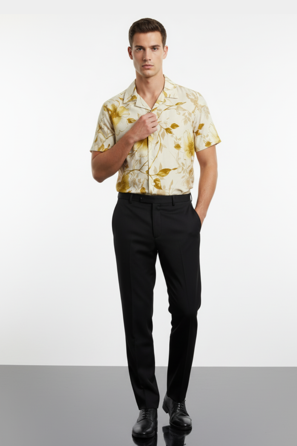 Golden Whisper Aloha Shirt