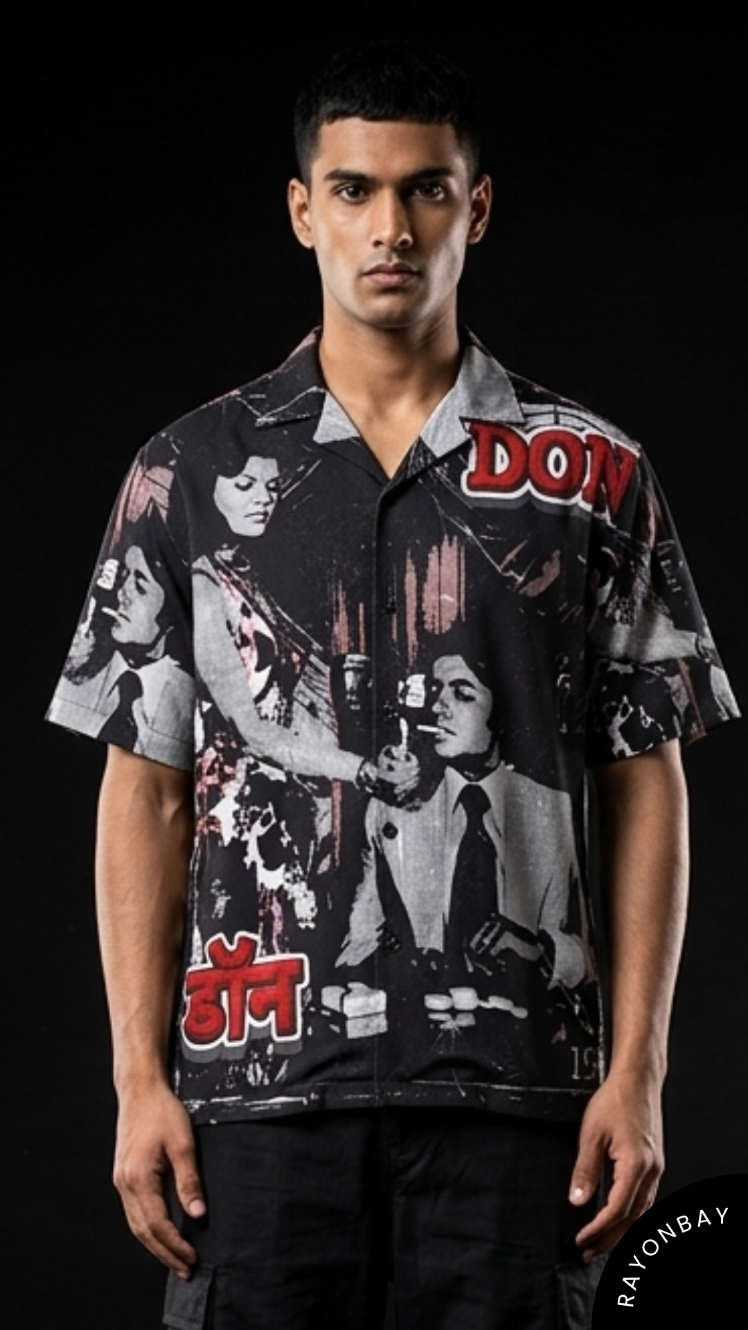 The Big B Print Aloha Shirt