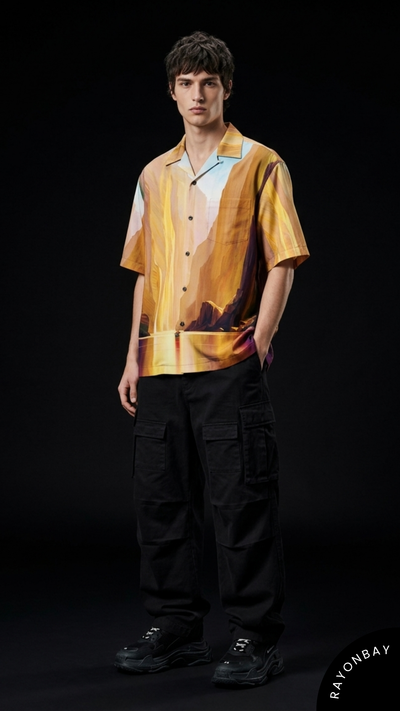Canyon Light Aloha Shirt