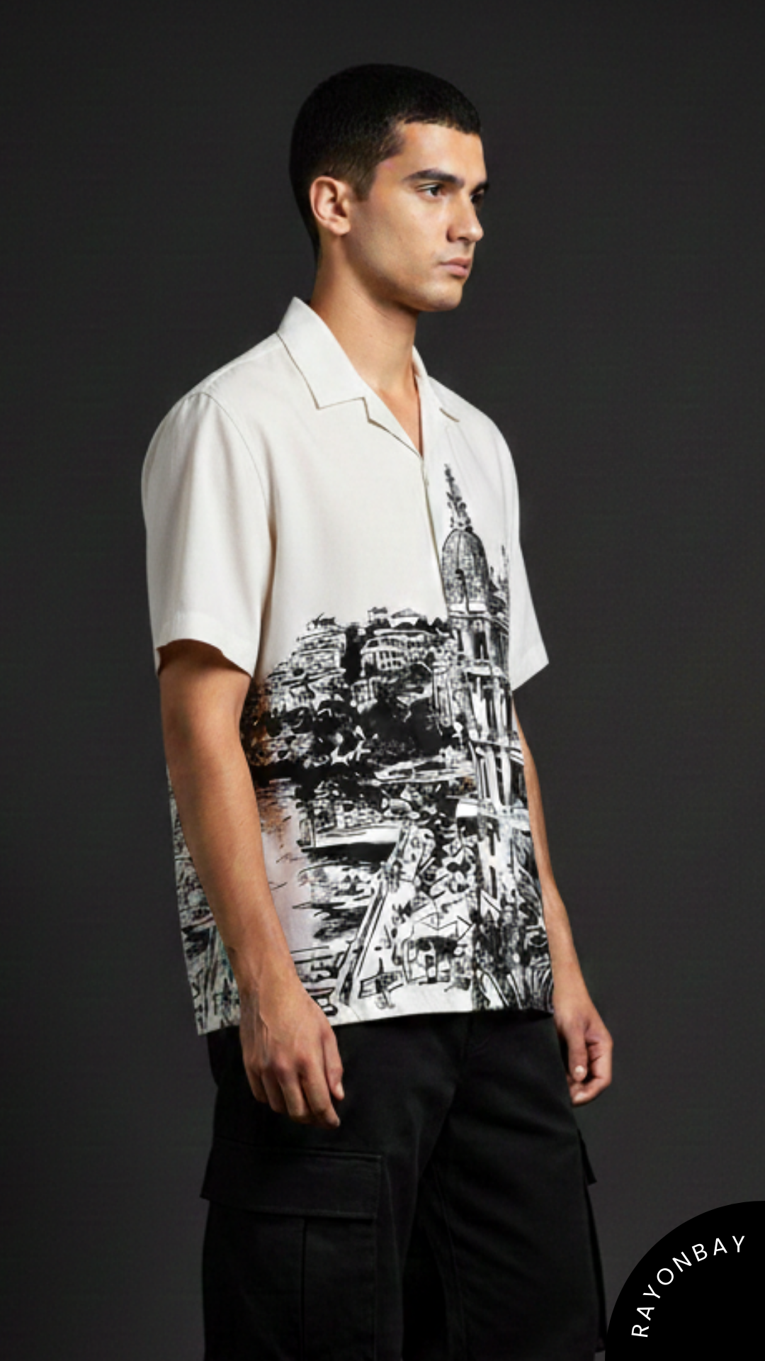 The Ink Stroke Aloha Shirt