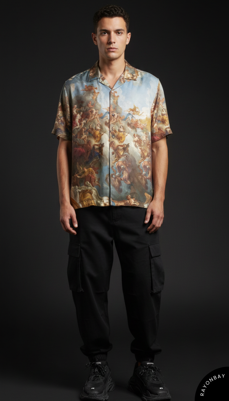 Renaissance Fresco Aloha Shirt