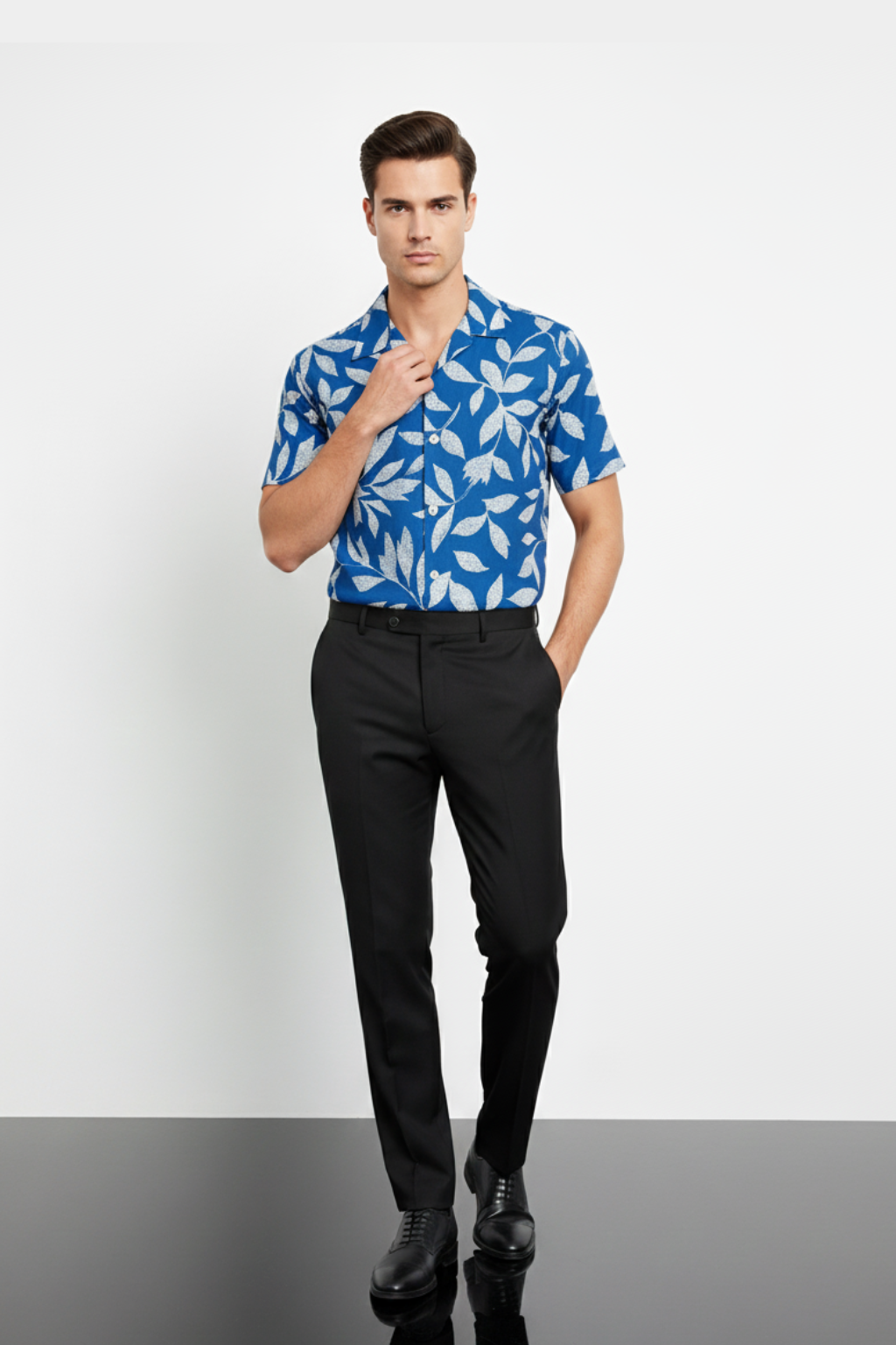 Blue Canopy Aloha Shirt