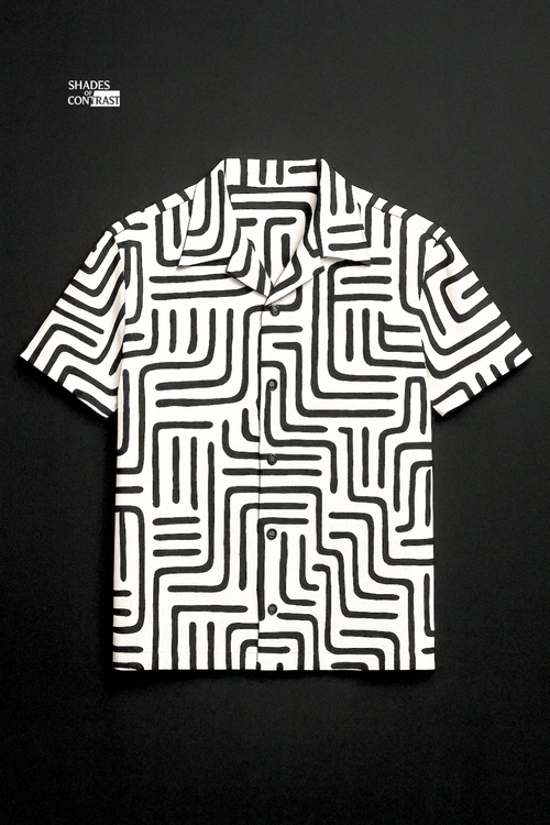 Abstract Pattern Aloha Shirt