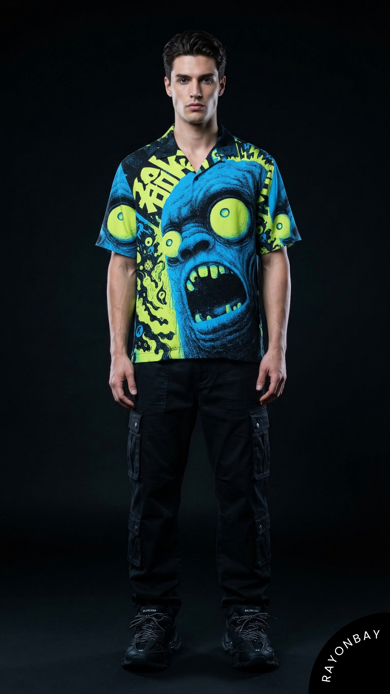 Neon Panic Aloha Shirt
