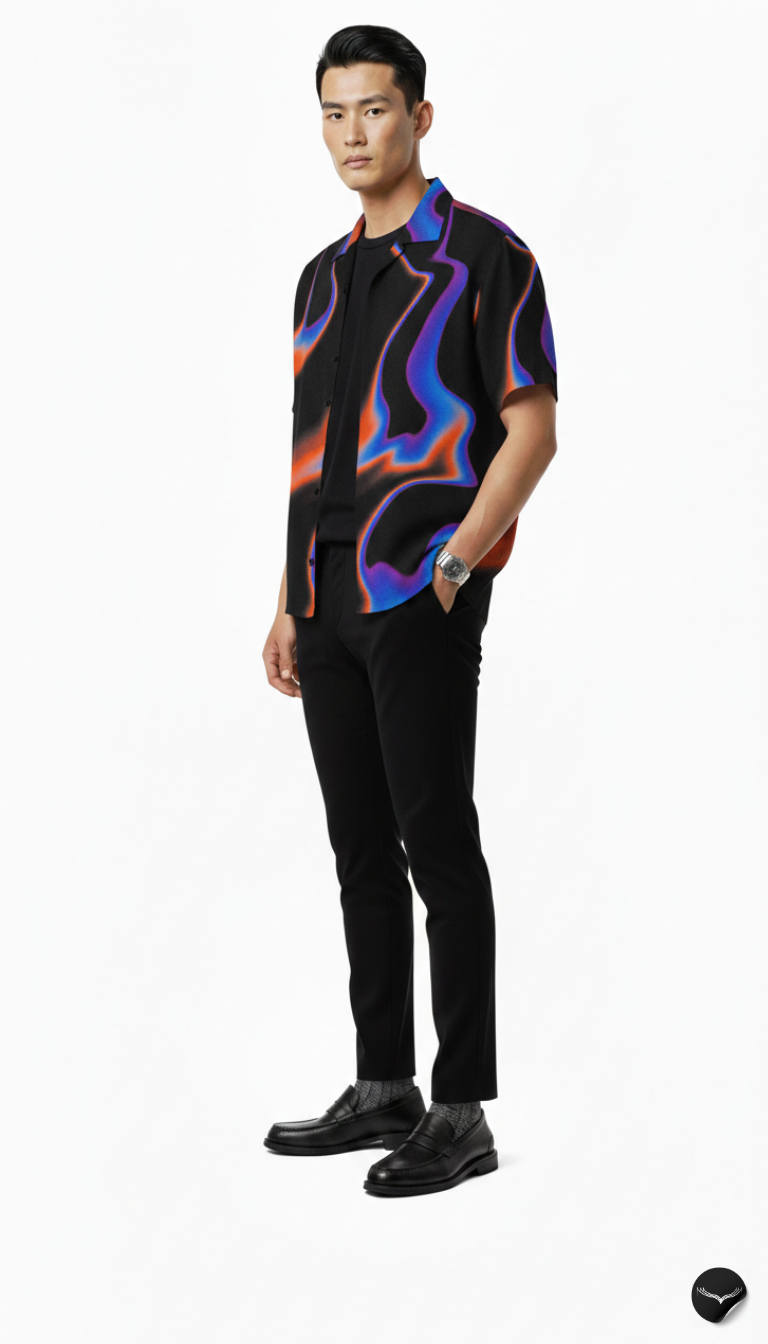 Plasma Flow Aloha Shirt