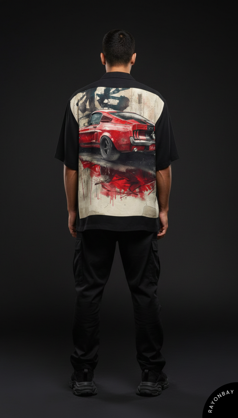 Vantage Point Mustang Aloha Shirt