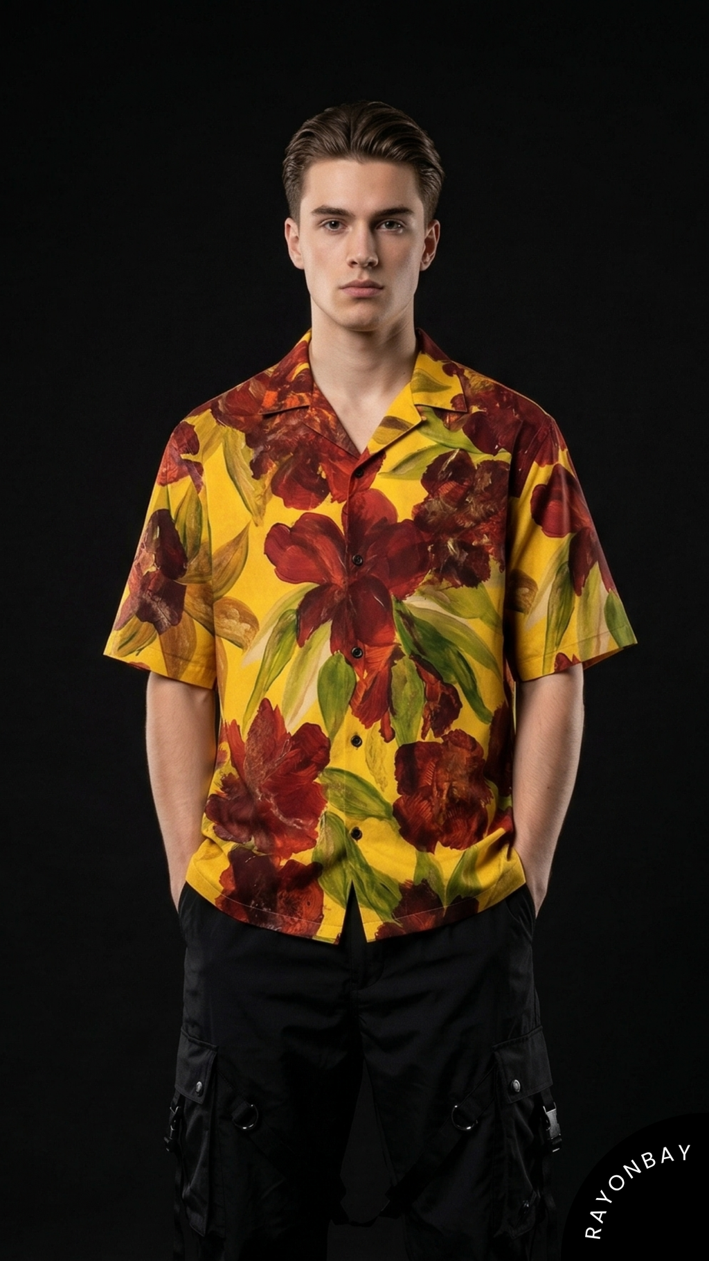 Marigold Bloom Aloha Shirt