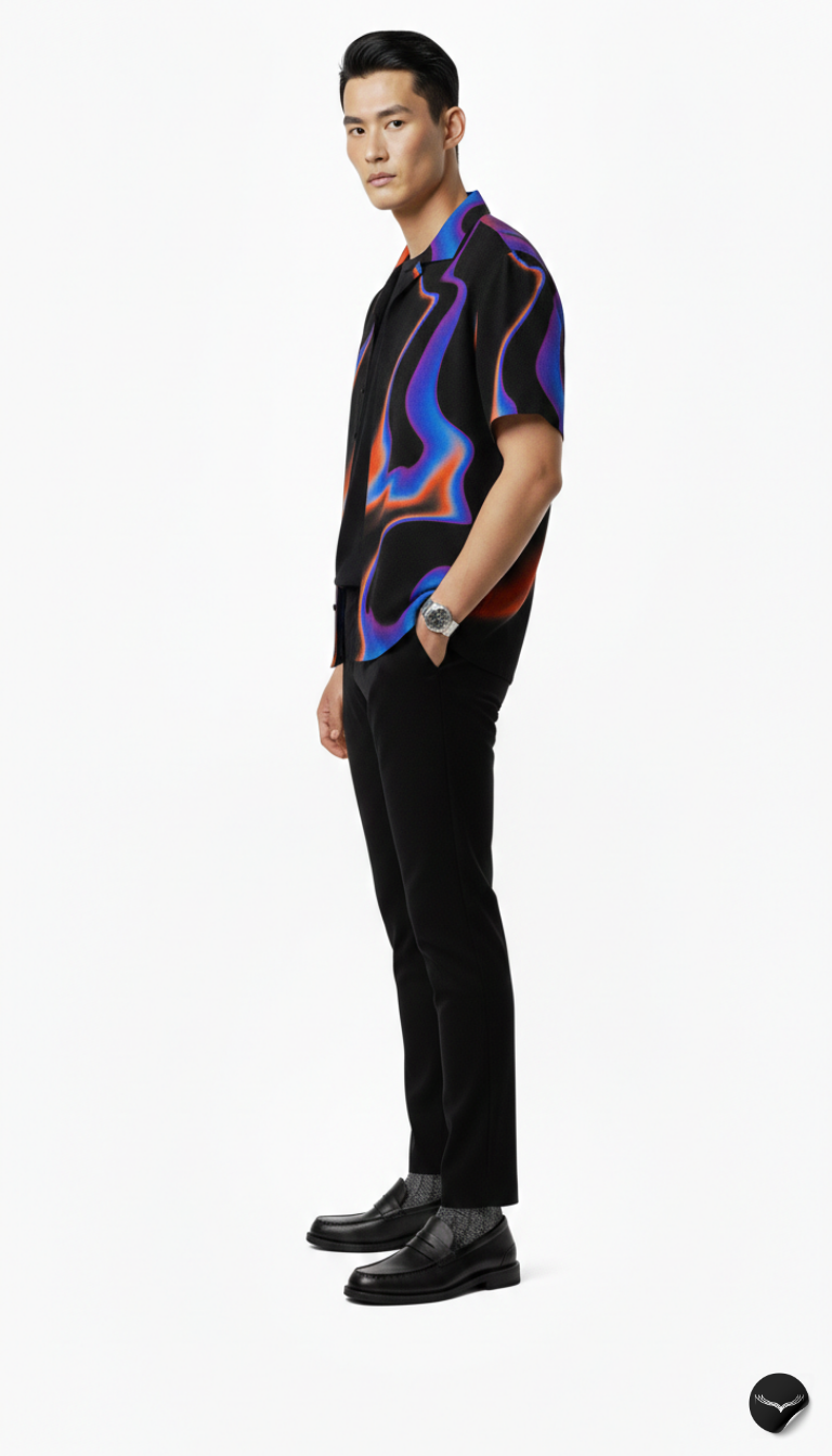 Plasma Flow Aloha Shirt