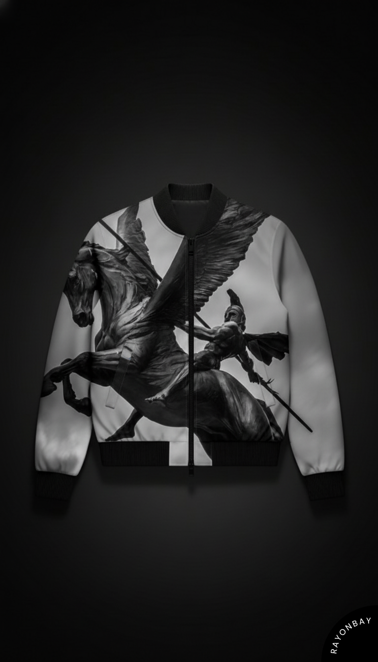 The Pegasus Unisex Bomber Jacket