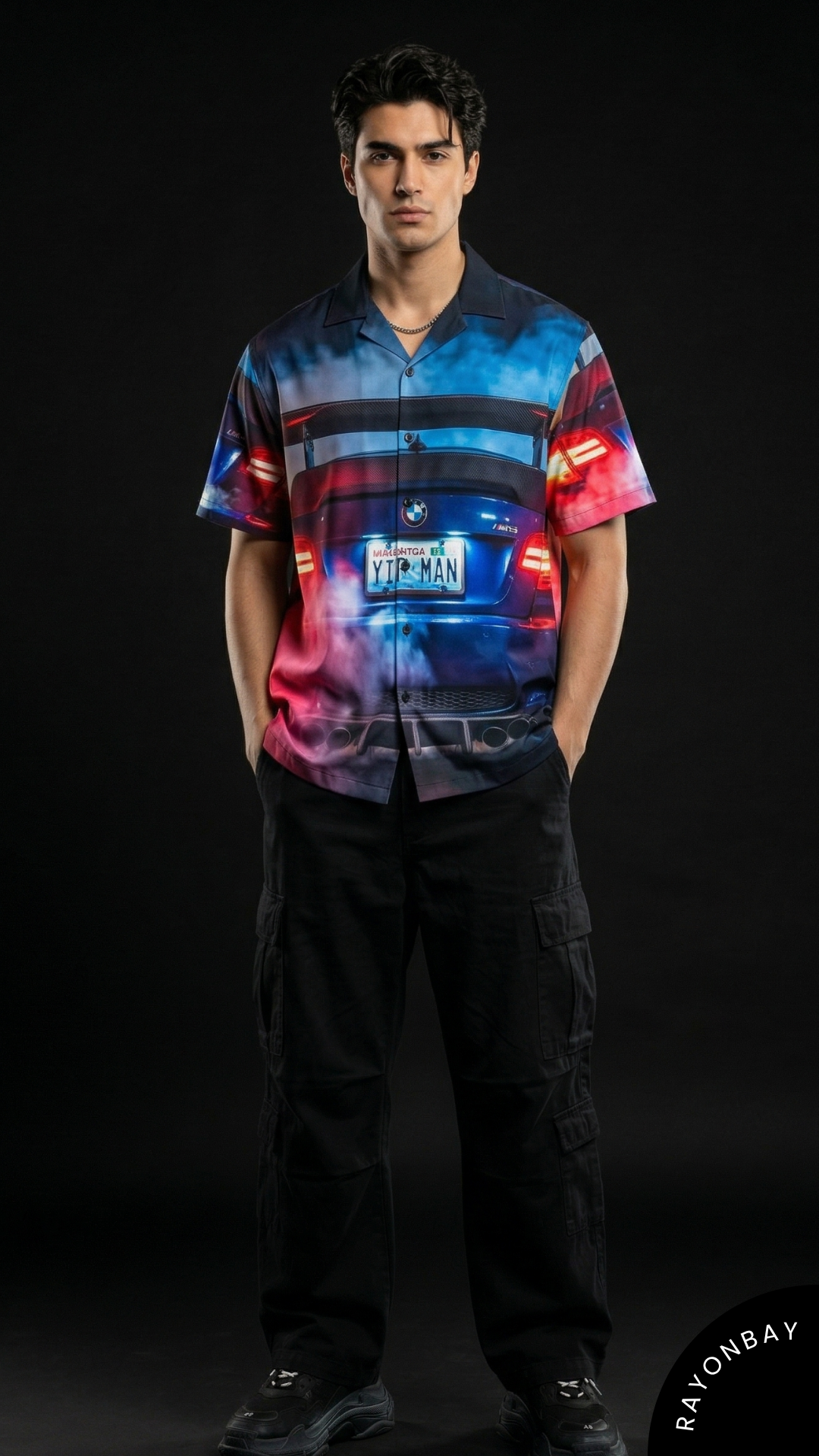 M-Power Skyline Aloha Shirt