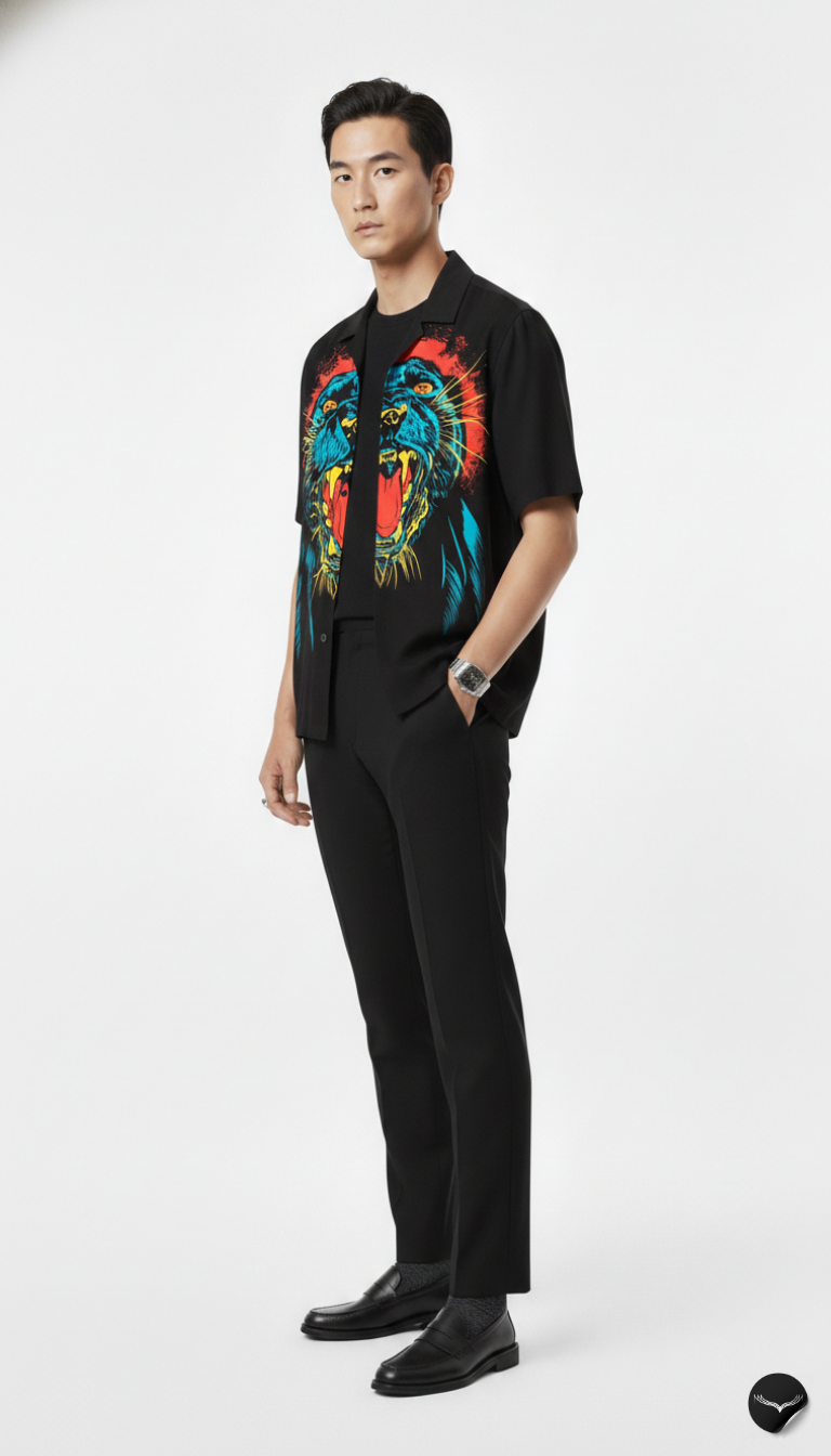 Neon Stalk Aloha Shirt