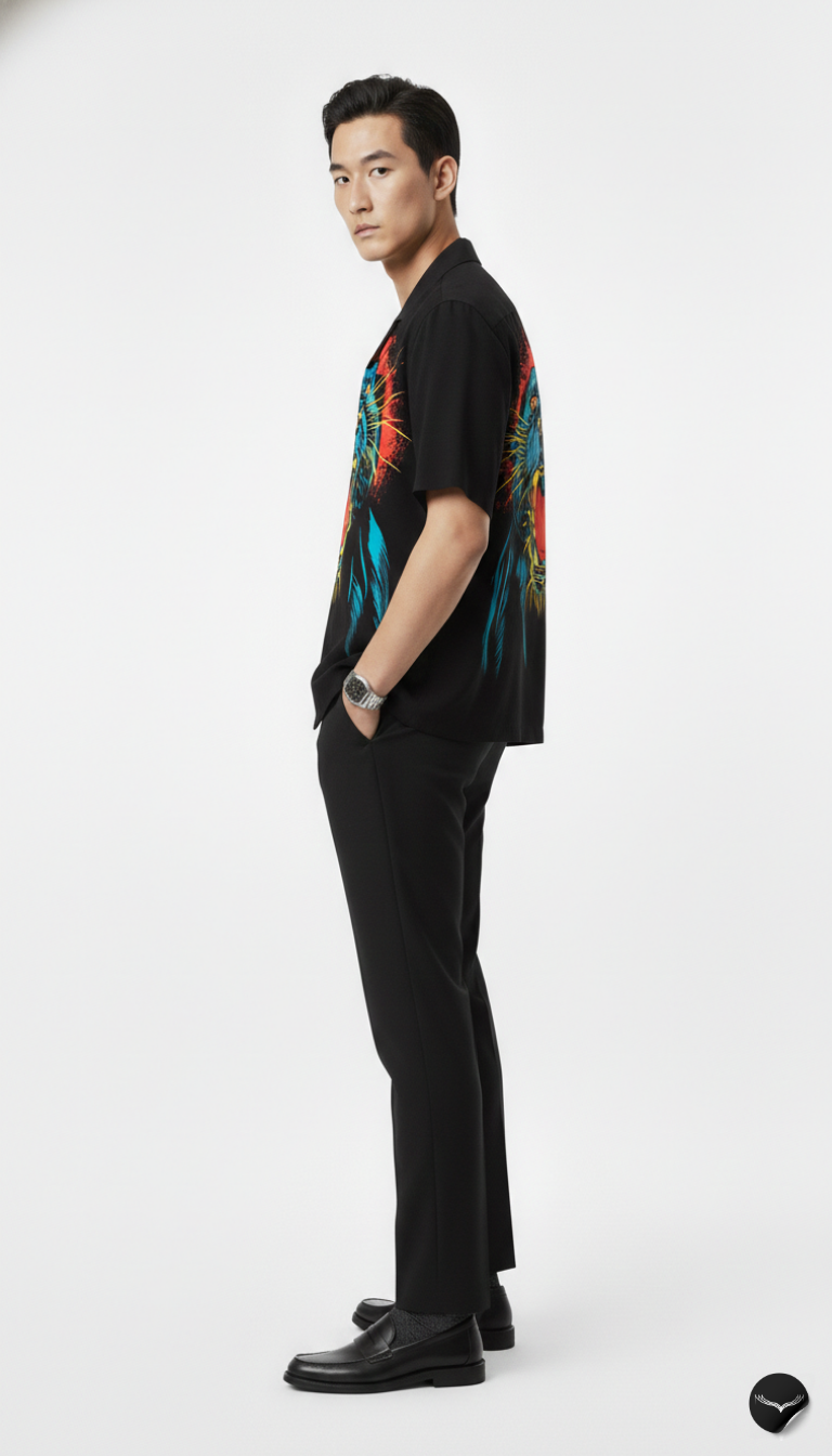 Neon Stalk Aloha Shirt