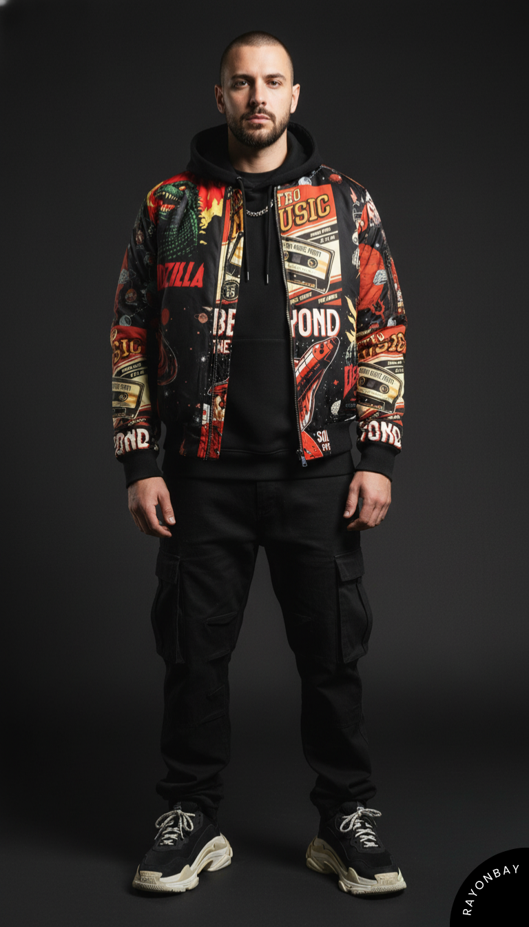 The Retro Unisex Bomber Jacket