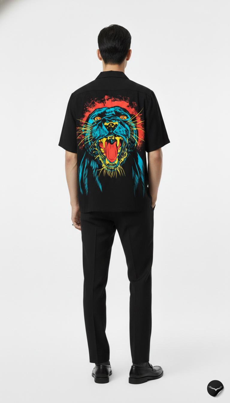 Neon Stalk Aloha Shirt