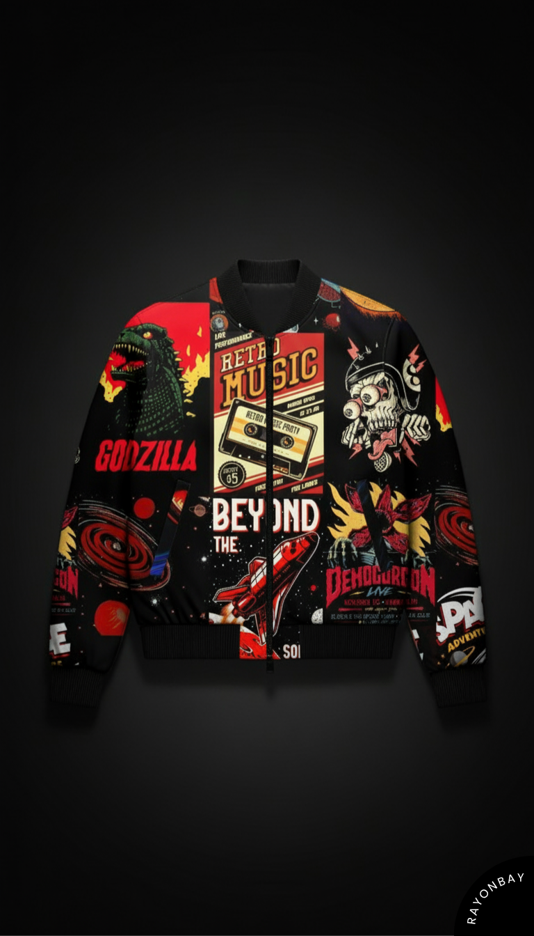 The Retro Unisex Bomber Jacket