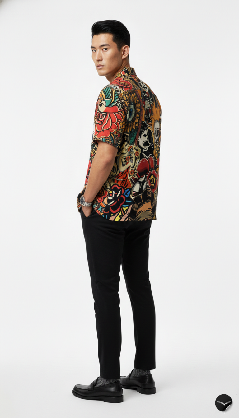 Ink Master Collage Aloha Shirt