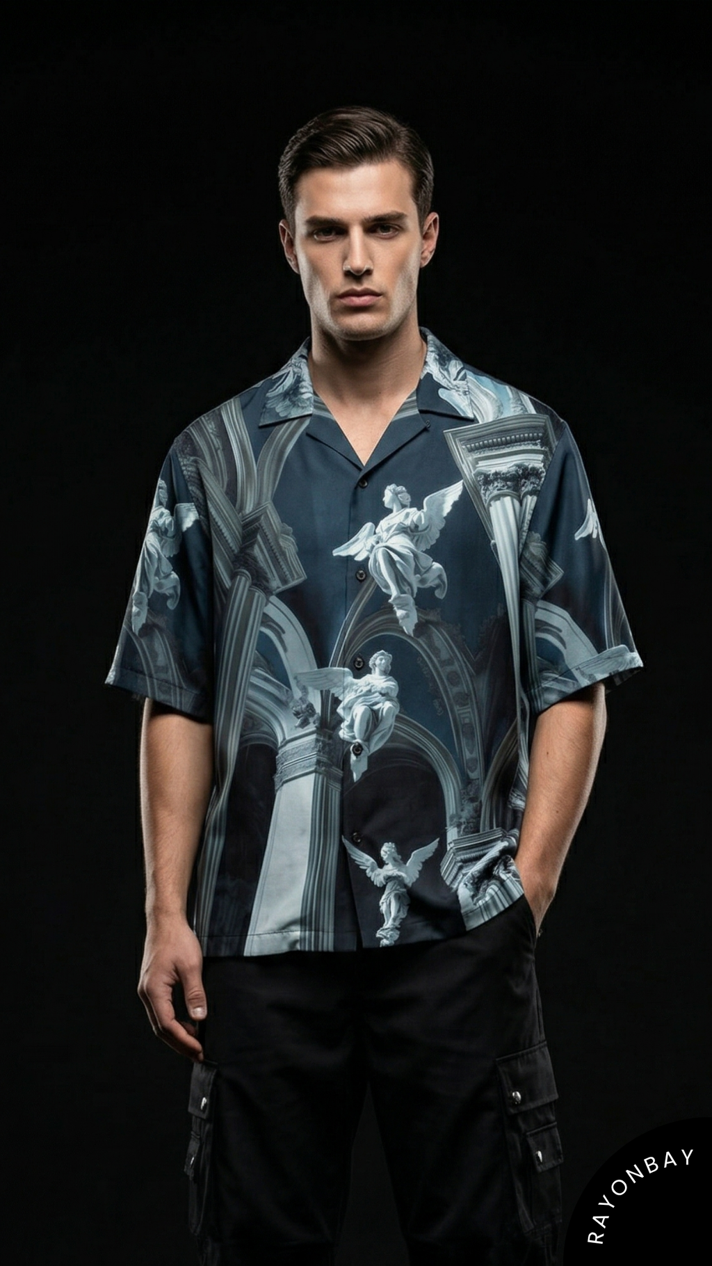 Basilica Night Aloha Shirt