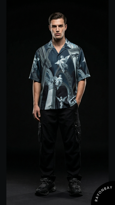 Basilica Night Aloha Shirt