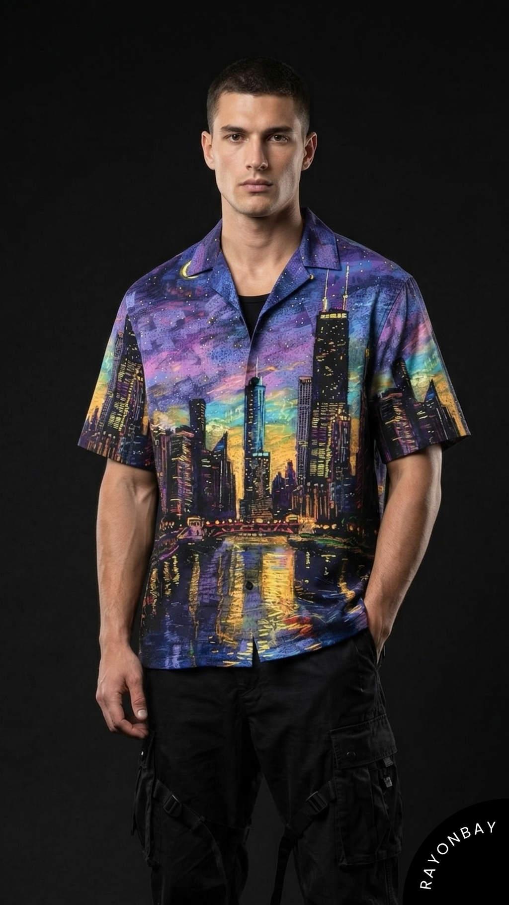 City Lights Aloha Shirt