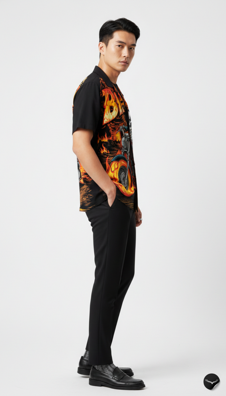 The Ghost Rider Aloha Shirt