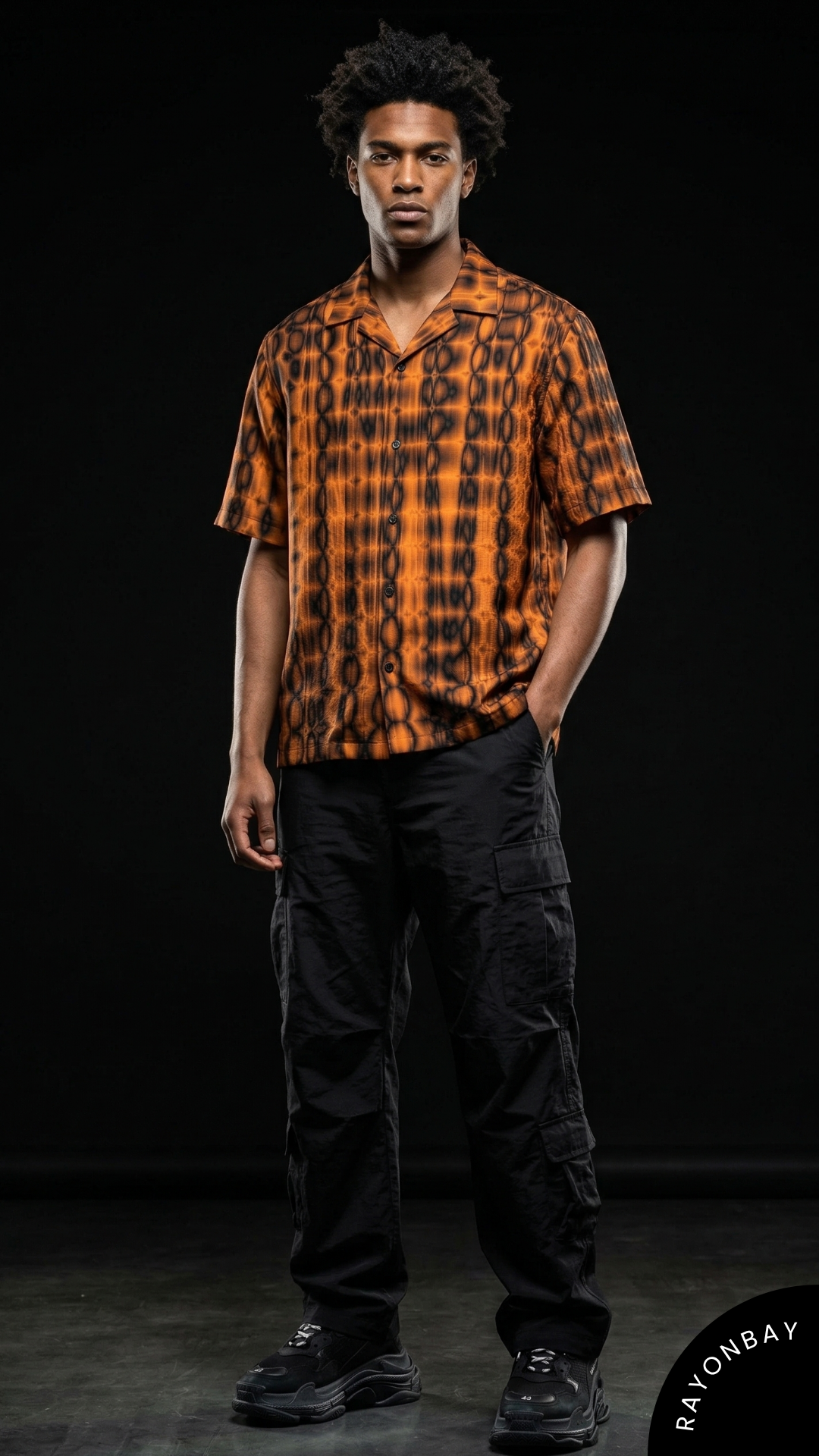 Digital Ember Aloha Shirt