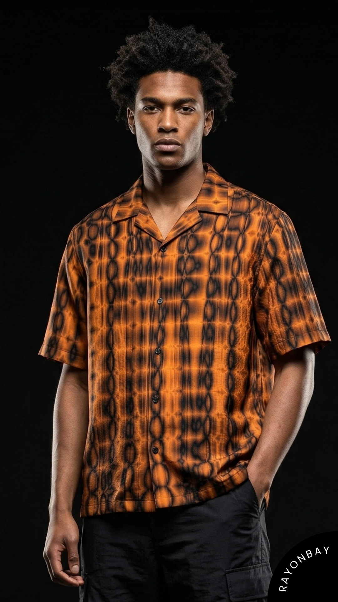 Digital Ember Aloha Shirt