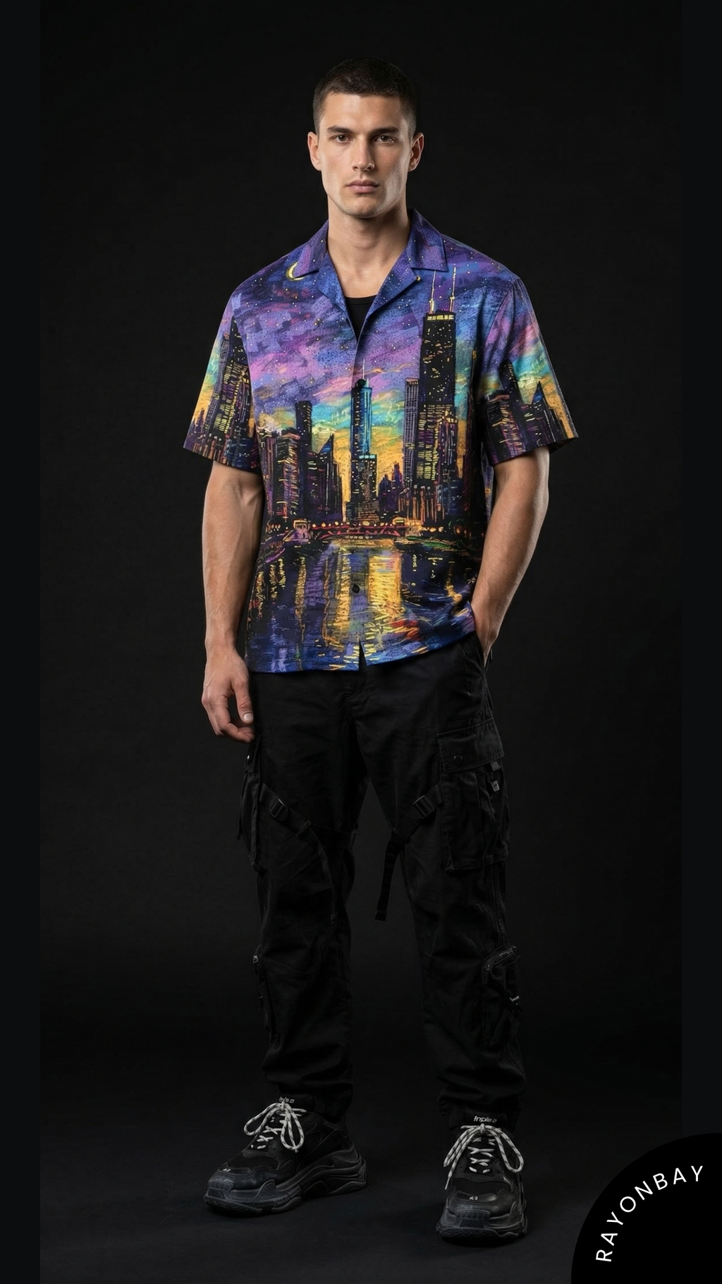 City Lights Aloha Shirt