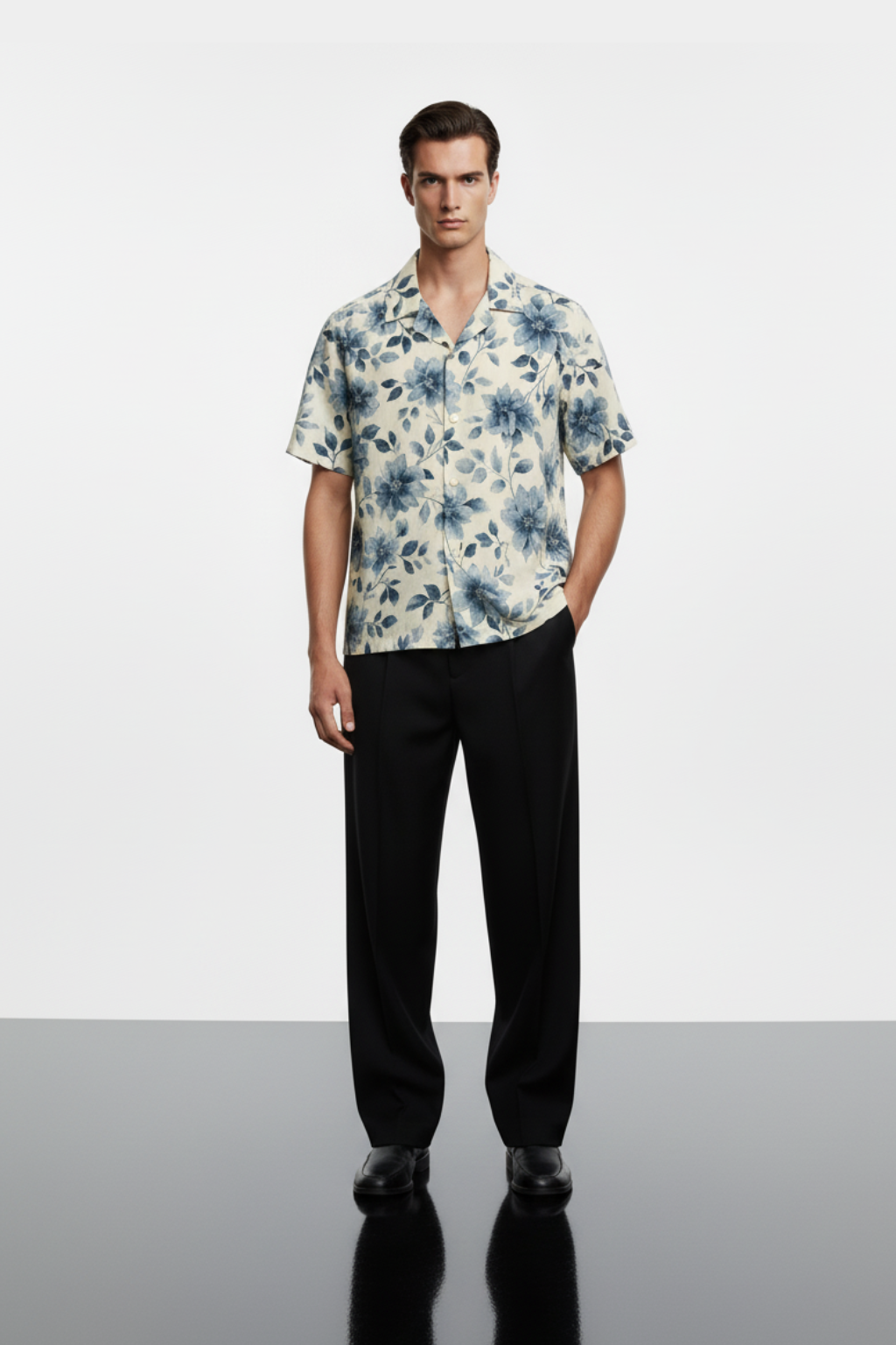 Icy Flora Aloha Shirt