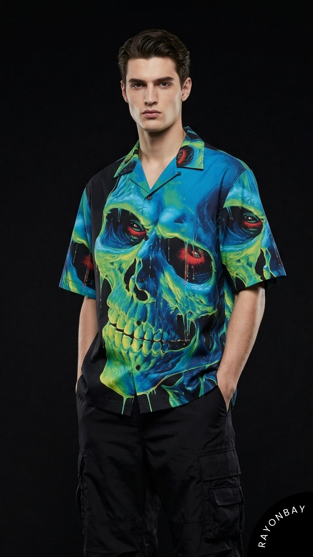 Neon Necrosis Aloha Shirt