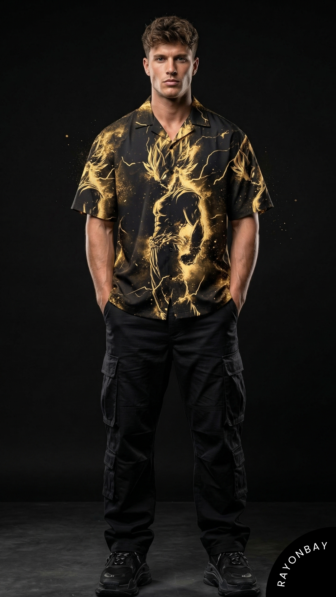 The Saiyan Spirit Aloha Shirt