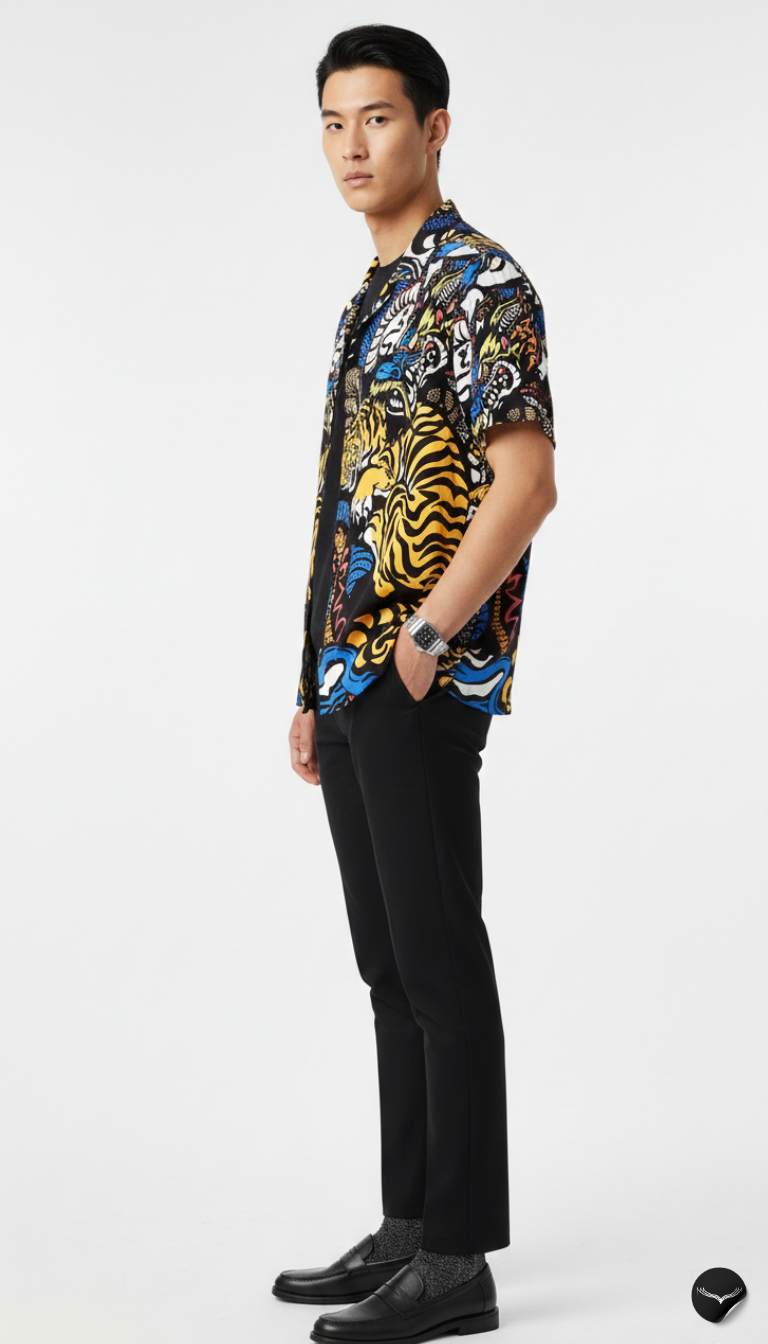 Techno-Tiger Aloha Shirt