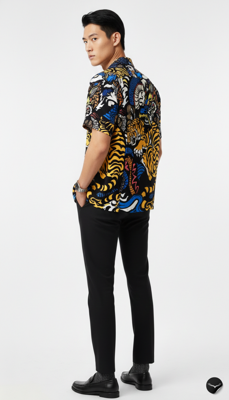 Techno-Tiger Aloha Shirt