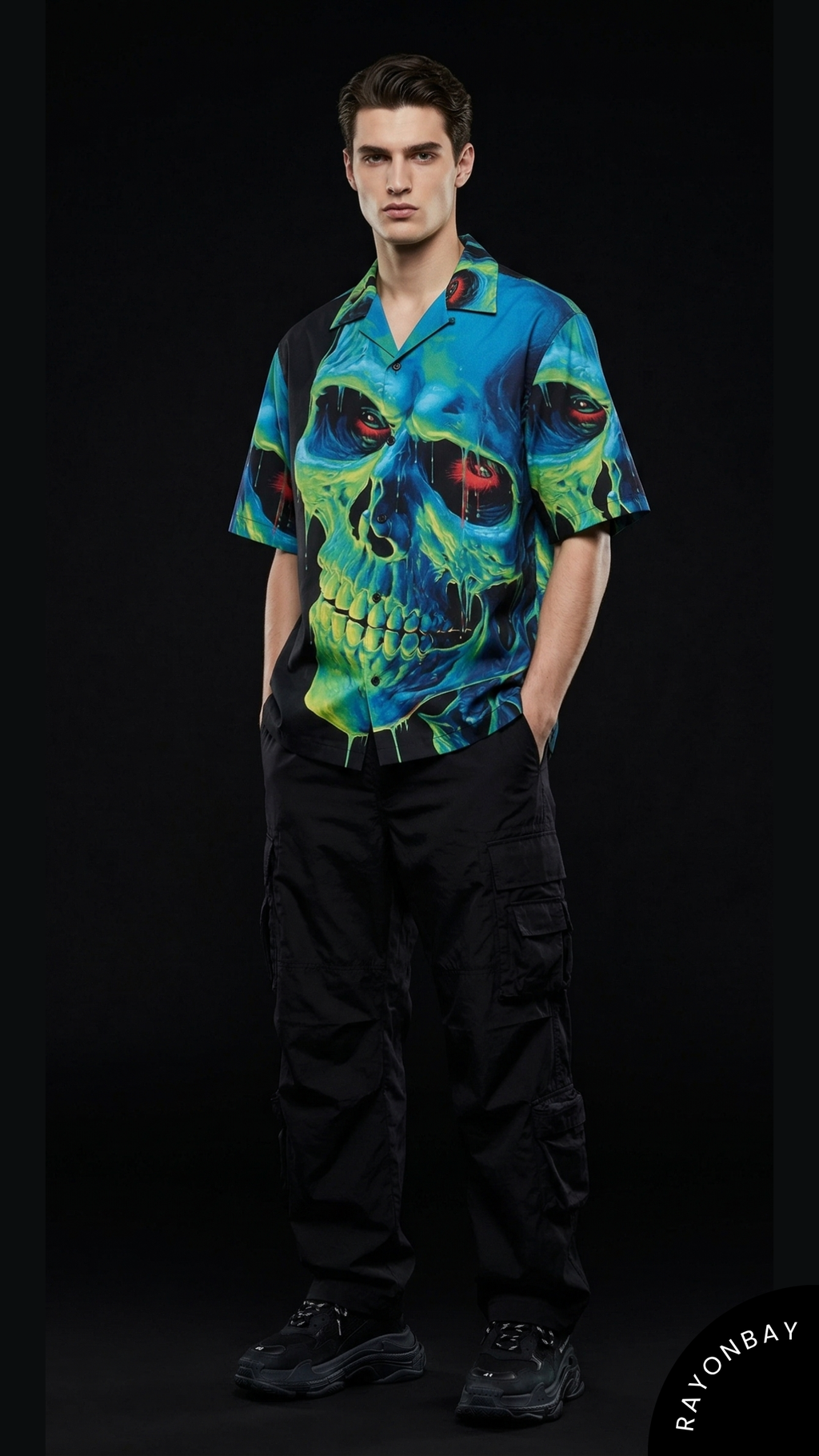 Neon Necrosis Aloha Shirt