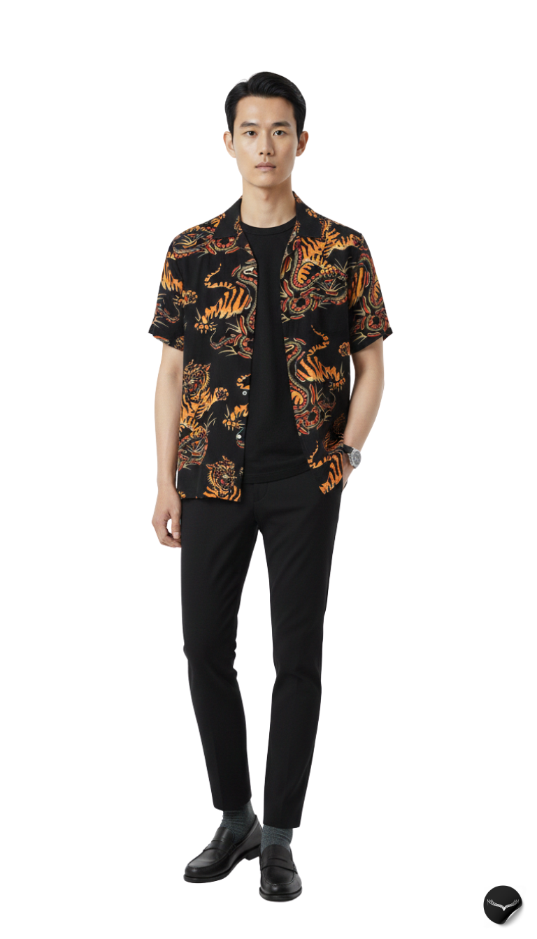 The Serpent Tiger Aloha Shirt